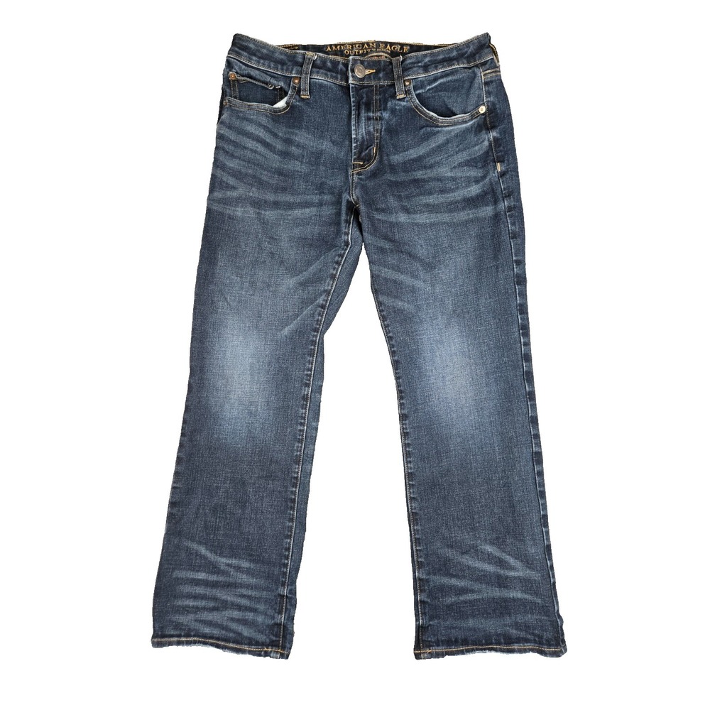 American Eagle Jeans Men's 32x30 Original Bootcut Y2K Fit 32x27.5 Extreme Flex